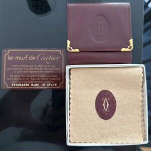 CARTIER Vintage Les must de Cartier Coin Wallet
